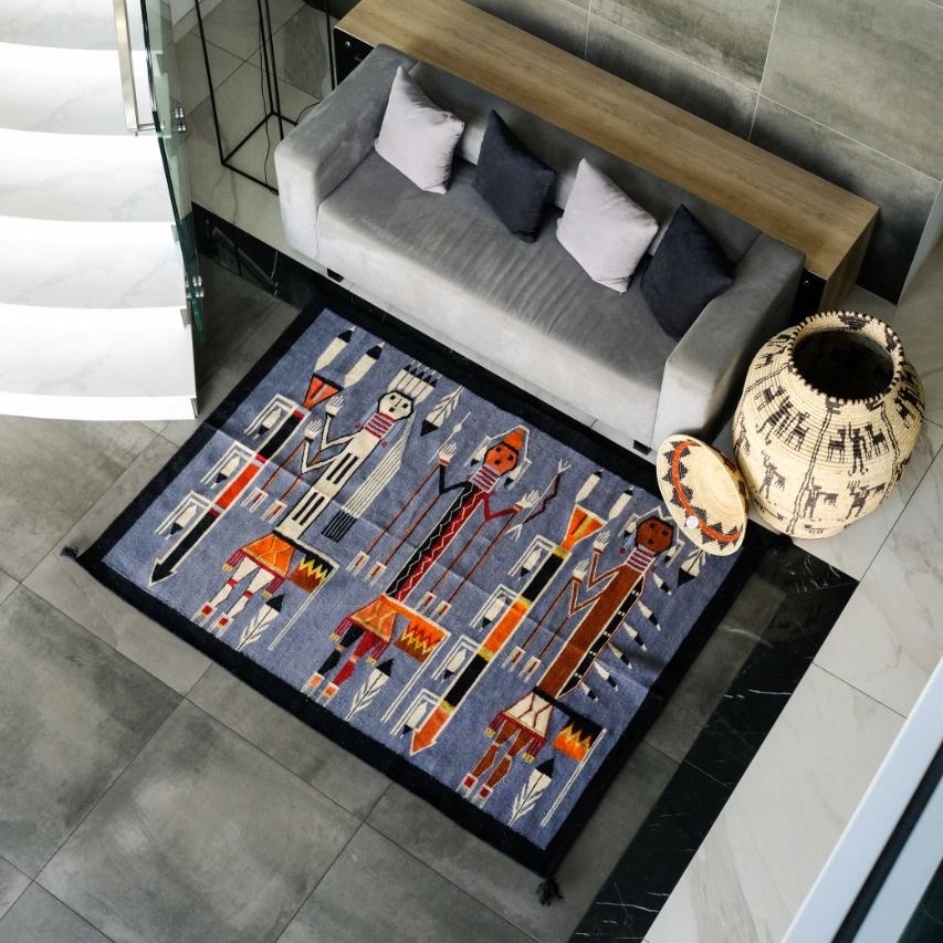 Wooden Tools with iron accents and handwoven rugs—elegant pieces designed to enhance your contemporary home décor. Elevate your space with timeless craftsmanship.