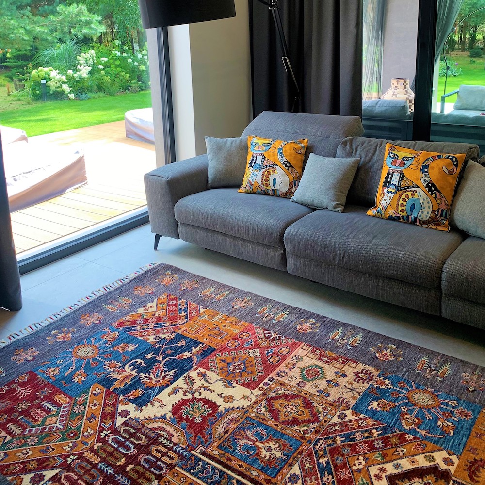 Collector’s Grade, hand-knotted and handwoven vegetable-dyed carpets—featuring unique designs and exquisite colours. A timeless addition to your space.